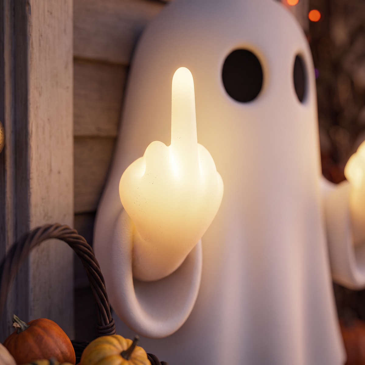Glowing Naughty Ghost